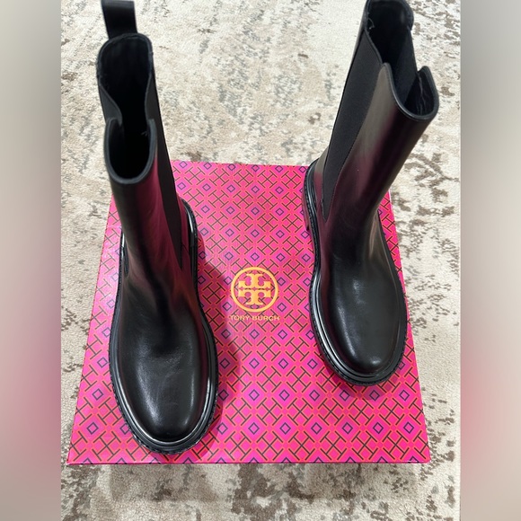 Tory Burch Benton Leather Boot - Picture 2 of 8